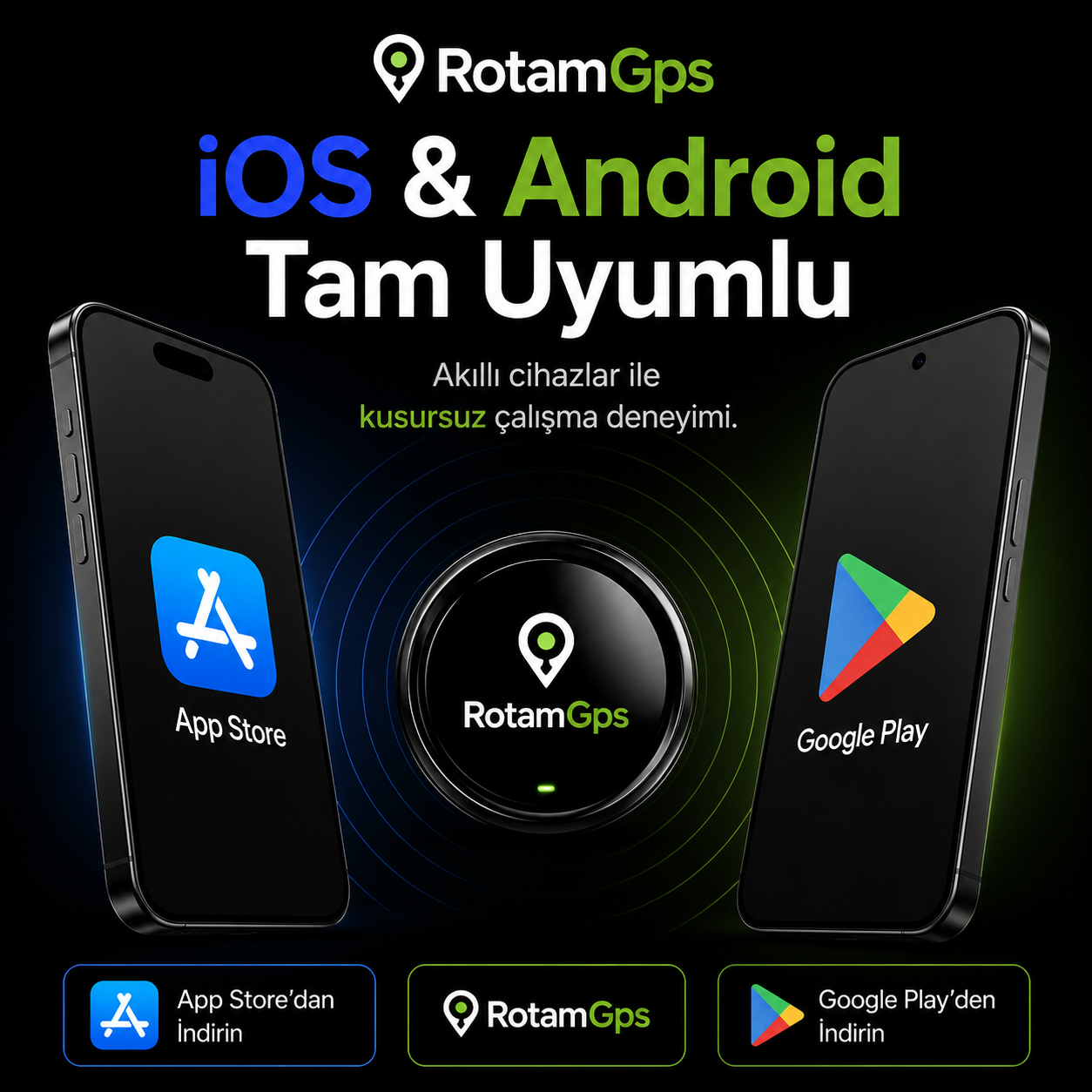 RotamGps- PRO Manyetikli Akıllı Takip Cihazı